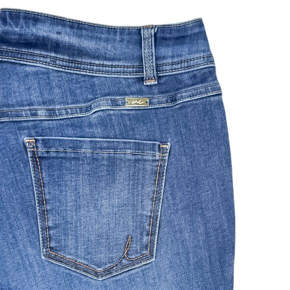 INC Curvy Fit Dark Wash Skinny Jeans - Size 16 - Picture 6 of 10